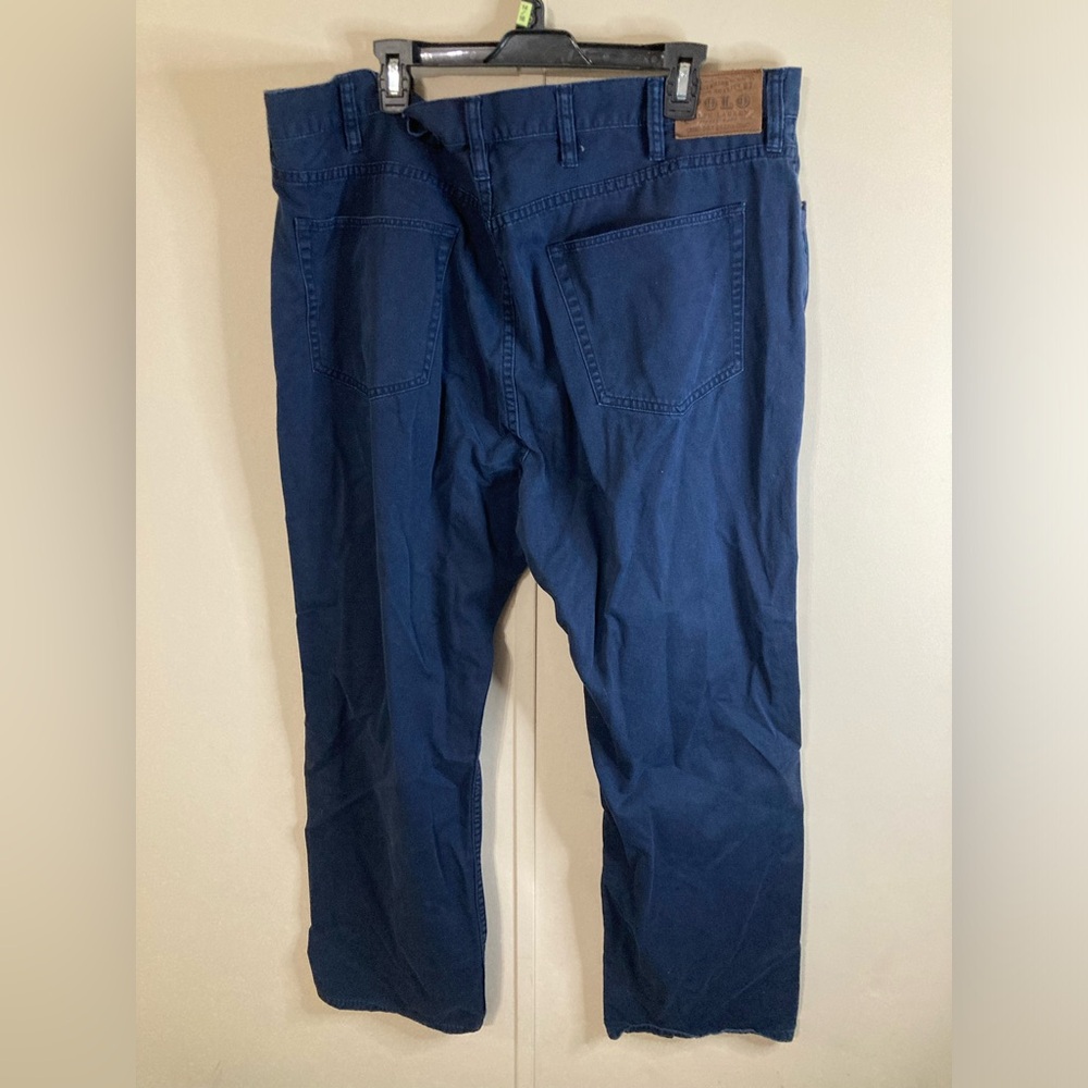 VTG Polo Ralph Lauren Classic Fit Jeans Men's Navy Blue Pants Size 42